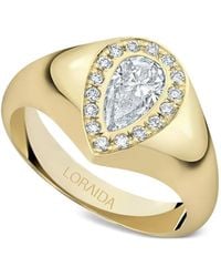 Loraida - Bague Vortex Ornée De Diamants - Lyst