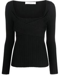 IRO - Geribbelde Top - Lyst