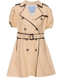 Macgraw - Vestido Corto Estilo Gabardina - Lyst