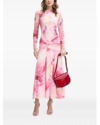 Bardot - Robe Mi-Longue À Fleurs - Lyst
