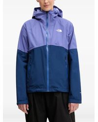 The North Face - Hooded Colour-Block Jacket - Lyst