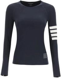 Thom Browne - 4-bar Compression Long Sleeve Top - Lyst