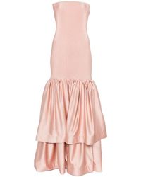 L'idée - Elevate Gown Pleated Tiered Gown - Lyst