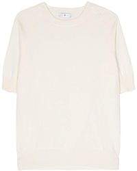 PT Torino - Geribbeld T-shirt Van Katoenblend - Lyst
