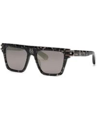 Philipp Plein - Tortoiseshell-Effect Square-Frame Sunglasses - Lyst