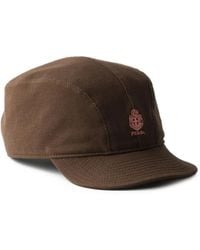 Prada - Casquette De Baseball En Piqué Vieilli - Lyst
