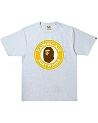 A Bathing Ape - T-Shirt Busy Works À Col Rond - Lyst