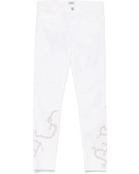 Liu Jo - Rhinestone-Embellished Jeans - Lyst