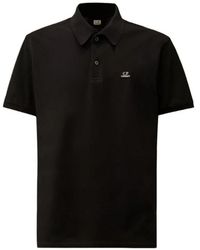 C.P. Company - Stretch Piquet Short-Sleeve Point Collar Polo - Lyst