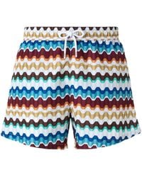 Missoni - Short De Bain À Motif Zig-Zag - Lyst