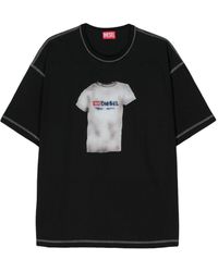 DIESEL - T-boxt-n12 Cotton T-shirt - Lyst