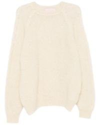 Kristina Ti - Cable-Knit Raglan-Sleeve Sweater - Lyst