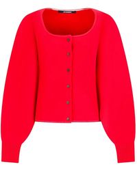 Jacquemus - Button-Up Scoop-Neck Cardigan - Lyst