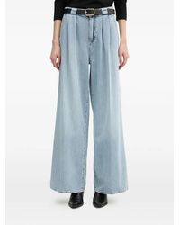 Joop! - Pleated Wide-Leg Jeans - Lyst