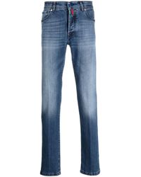 Kiton - Slim-cut Cotton Jeans - Lyst