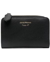 Emporio Armani - Zipped Bifold Wallet - Lyst