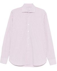 Borriello - Striped Button-Up Shirt - Lyst