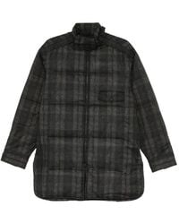 Yohji Yamamoto - Madras Ink Plaid Padded Shirt - Lyst