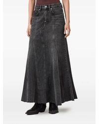 AllSaints - Alma A-Line Maxi Skirt - Lyst