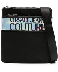 Versace Jeans Couture - Iridescent Logo-Jacquard Messenger Bag - Lyst