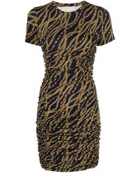MICHAEL Michael Kors - Kleid mit Kettenmuster - Lyst