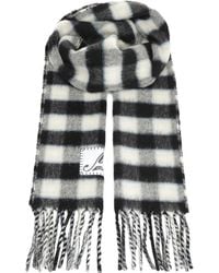 Marni - Bufanda a cuadros con flecos - Lyst