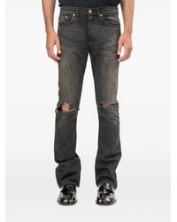 KAMIYA - Distressed Slim-Fit Jeans - Lyst