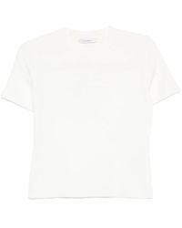 Max Mara - Geripptes T-Shirt - Lyst