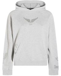 Zadig & Voltaire - Sudadera con detalles de cristal y capucha - Lyst
