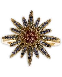 Lisa Nik - 18Kt Multi Star Sapphire Ring - Lyst