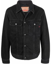 DIESEL - Chaqueta Vaquera Con Botones - Lyst