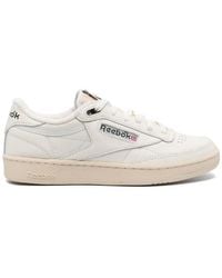 Reebok - Club C Lace-Up Leather Sneakers - Lyst