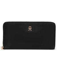 Tommy Hilfiger - Th Icon Zip-Around Wallet - Lyst