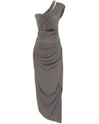 Elena Velez - Twisted Slip Midi Dress - Lyst