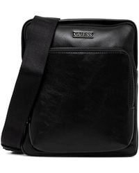 Guess - Boston Logo-Detail Messenger Bag - Lyst