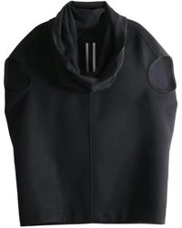 Rick Owens - Draped-Neck Sleeveless Top - Lyst