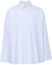 Studio Nicholson - Button-down Collar Cotton Shirt - Lyst