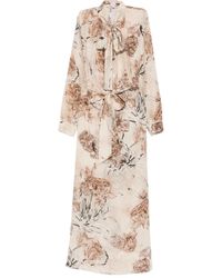 Eleventy - Kleid Mit Blumen-Print - Lyst