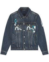 Evisu - Veste En Jean À Imprimé Daicock - Lyst