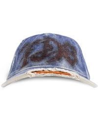 DIESEL - Casquette À Logo Imprimé Effet Usé C-7D8 - Lyst