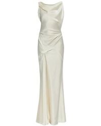 Victoria Beckham - Posy Long Dress - Lyst