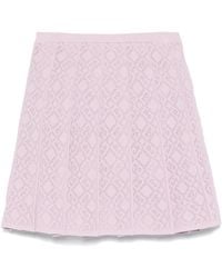 Givenchy - Pleated Miniskirt - Lyst