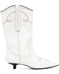 Senso - Francesca Ii 40mm Leather Boots - Lyst