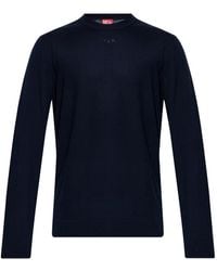 DIESEL - K-Valiam Long-Sleeved T-Shirt - Lyst