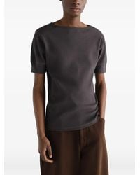 Lemaire - Boat-Neck T-Shirt - Lyst