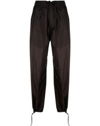 Maison Margiela - Drawstring-fastening Tapered Trousers - Lyst