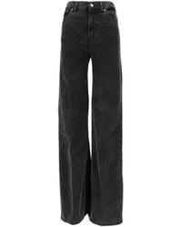 Dondup - Amber Ribfluwelen Broek - Lyst