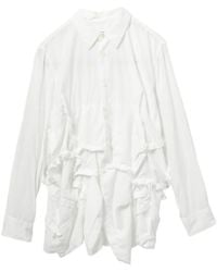 Comme des Garçons - Blouse Met Ruches - Lyst