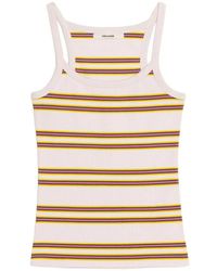 Zadig & Voltaire - Striped Ribbed Tank Top - Lyst