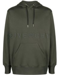 Givenchy - 4g-embroidered Cotton Hoodie - Lyst